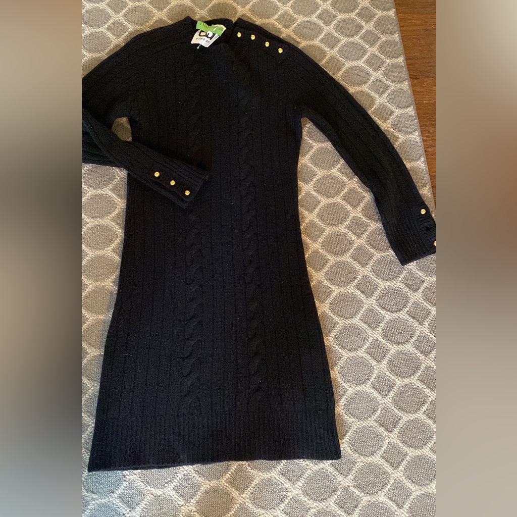 100% Cashmere Sweater Dress In Beautiful Cableknit